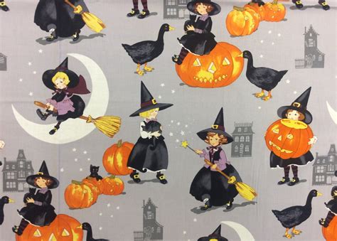 Small Fabric Halloween Witch 